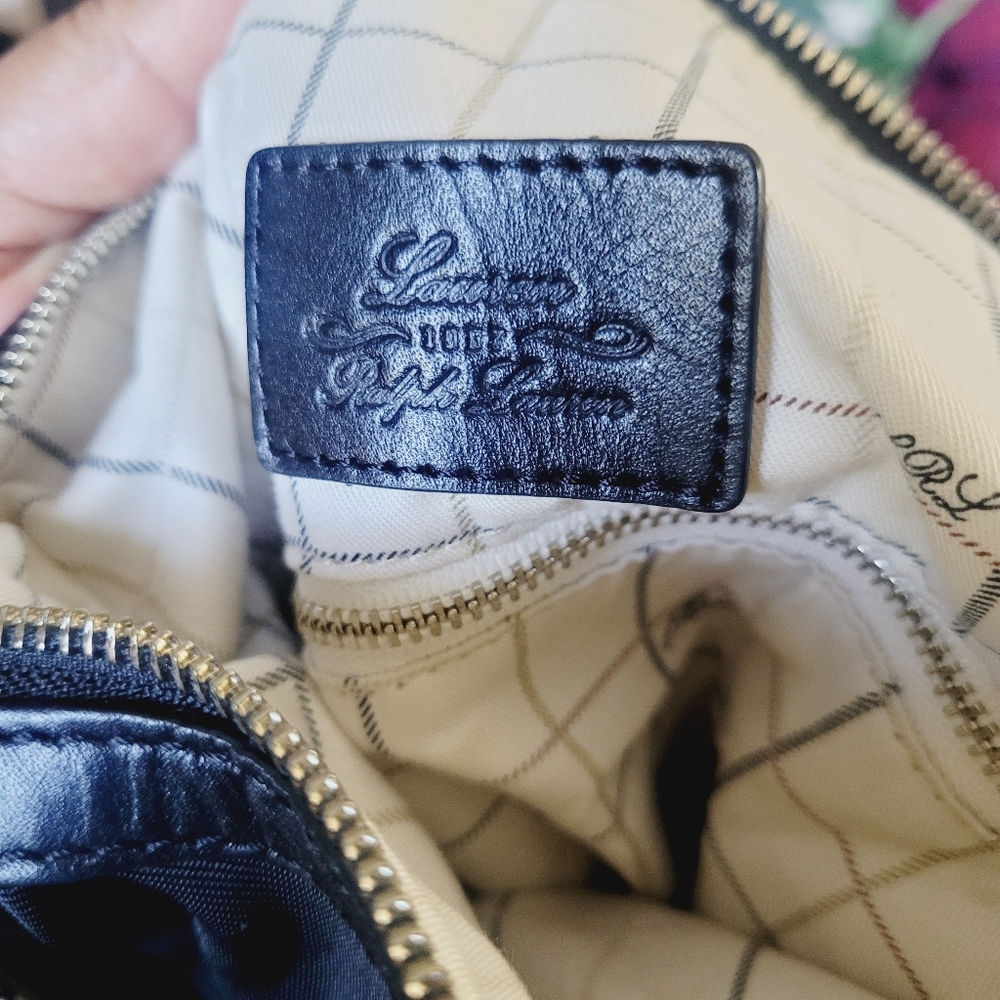Lauren Ralph Lauren black nylon handbag - Picture 3 of 7